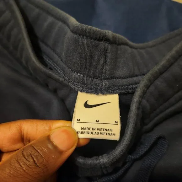 Nike Sweatpants - Navy Blue (Medium) - Picture 3 of 4